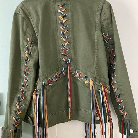 BLANK NYC size medium Ribbon Laced Jacket - Picture 6 of 8